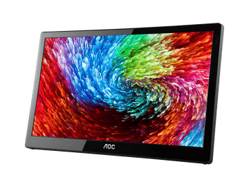AOC E1659FWU 15.6" Portable LED Monitor
